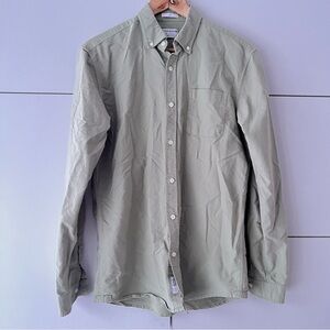 The Jasper Oxford Shirt in Vetiver Green